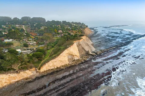 a view of a lake with a mountain