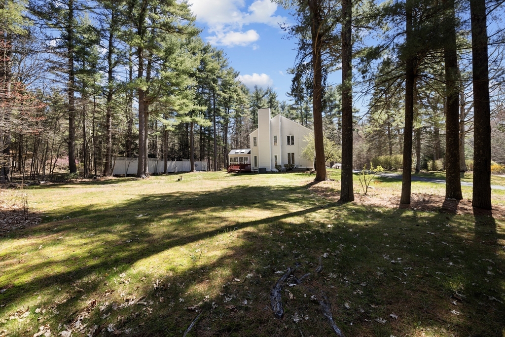 70 Cutters Ridge Road Carlisle, MA 01741 - Photo 29 of 36 a view of a yard with a tree