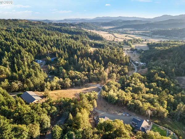 a view of city and mountain
