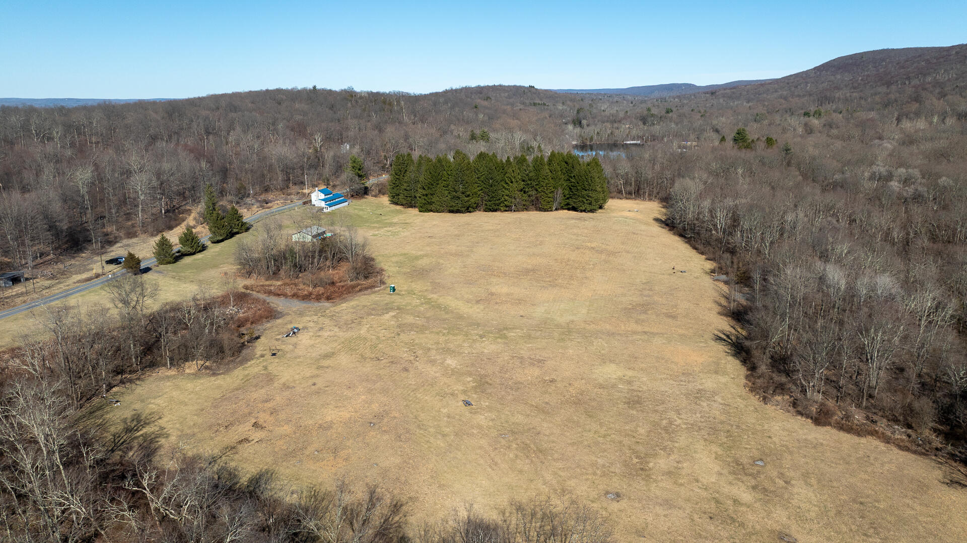 544 Poplar Valley Road West Stroudsburg, PA 18360 - Photo 3 of 31 Aerial Backyard