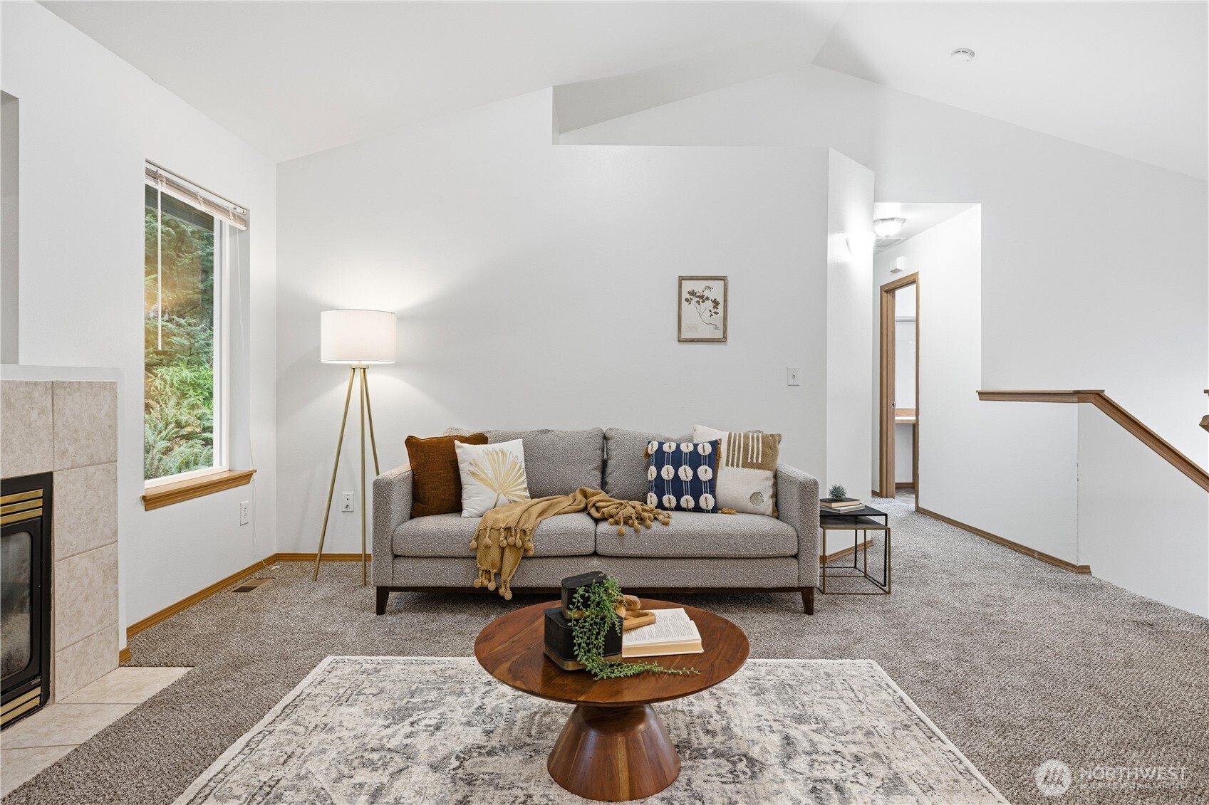 39 Sudden Valley Drive Bellingham, WA 98229 - Photo 3 of 40 a living room with furniture a rug and a fireplace