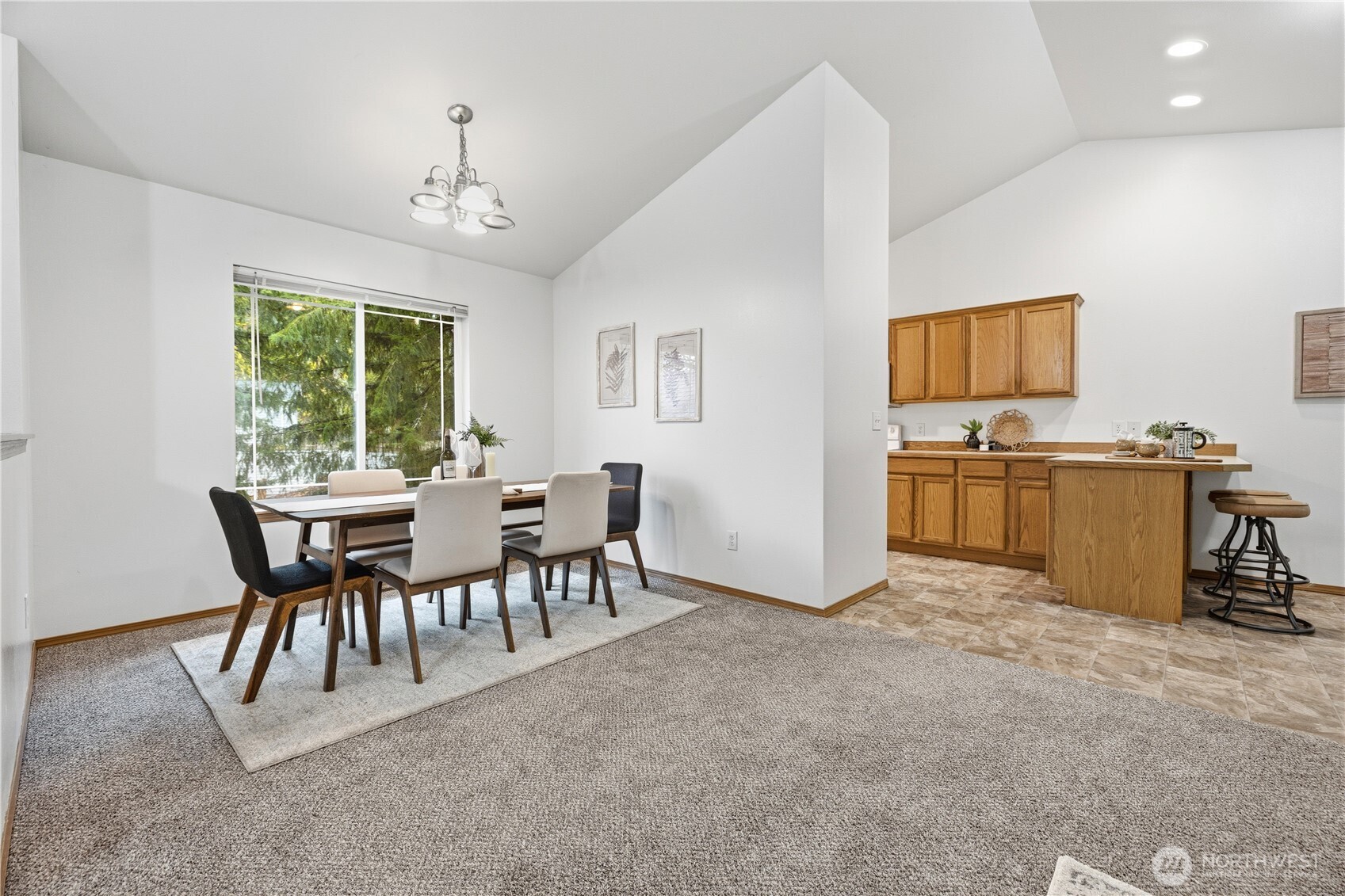 39 Sudden Valley Drive Bellingham, WA 98229 - Photo 5 of 40 a view of a dining room with furniture window and outside view