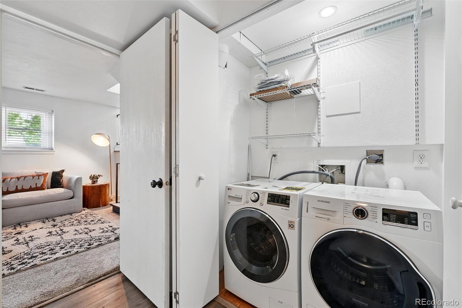 9315 Field Lane Westminster, CO 80021 - Photo 21 of 50 a view of kitchen and washer and dryer