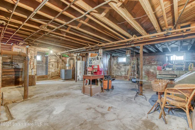 a view of a storage room