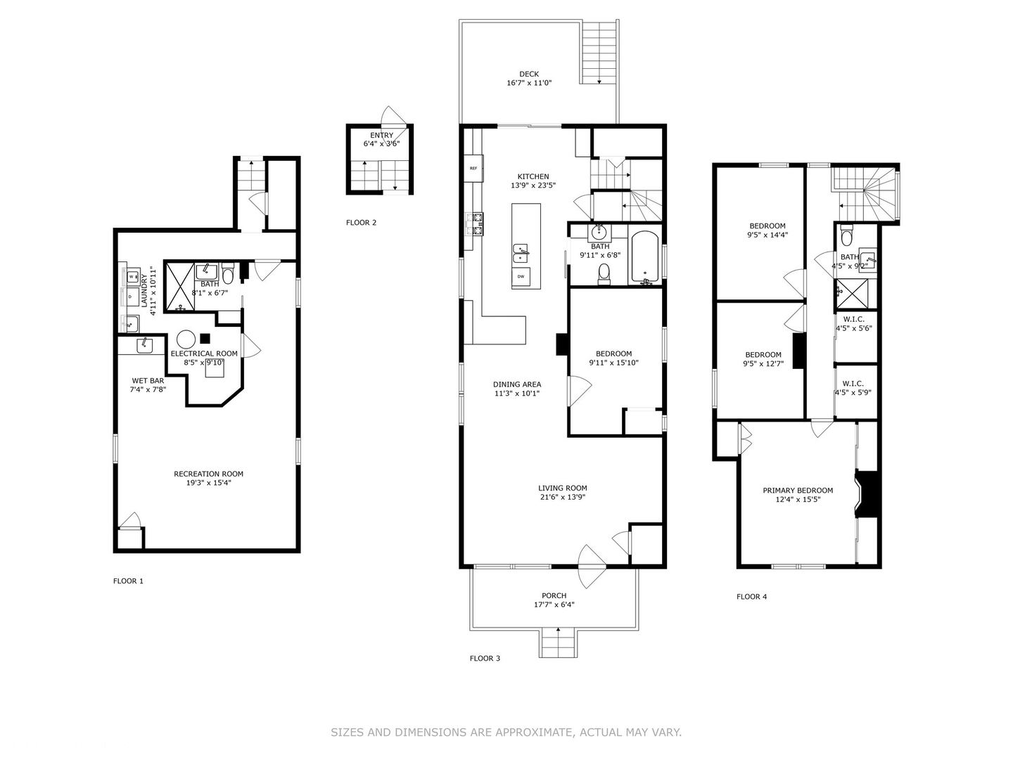 2949 North Rutherford Avenue Chicago, IL 60634 - Photo 19 of 23 a picture of a room with a white wall and white refrigerator