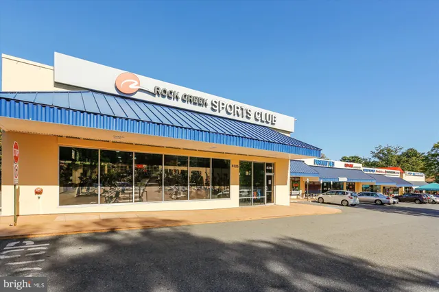 a large building with a large window