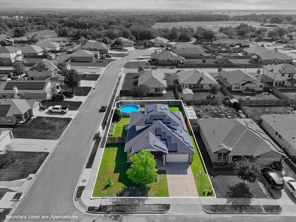 9453 Centennial Drive Waco, TX 76708 - Photo 35 of 37 an aerial view of multiple houses with yard