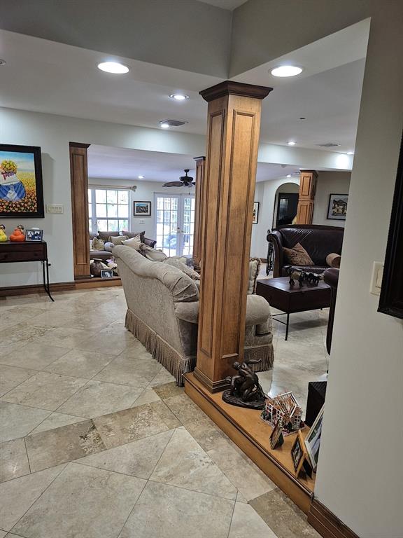 11081 Southwest 30th Court Davie, FL 33328 - Photo 19 of 29 a living room with furniture and a flat screen tv