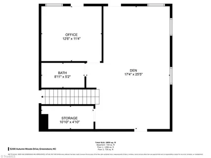 $405,000 | 5200 Autumn Woods Drive, Greensboro, NC 27407