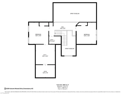 $405,000 | 5200 Autumn Woods Drive, Greensboro, NC 27407