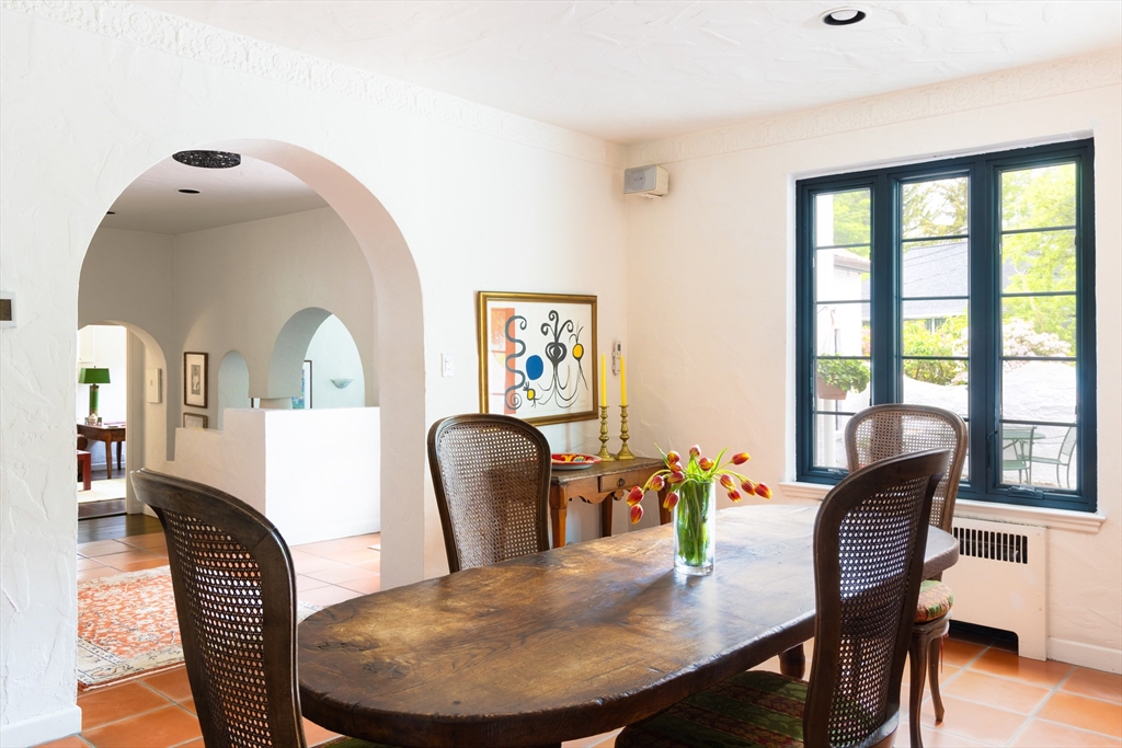 5 Southwick Road Newton, MA 02468 - Photo 9 of 25 a view of a dining room with furniture window and wooden floor