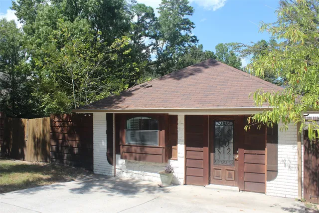 a view of a room with a fan