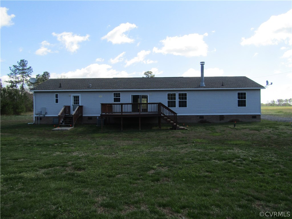 17622 Fox Branch Road Carson, VA 23830 - Photo 4 of 30 a view of a house with a backyard