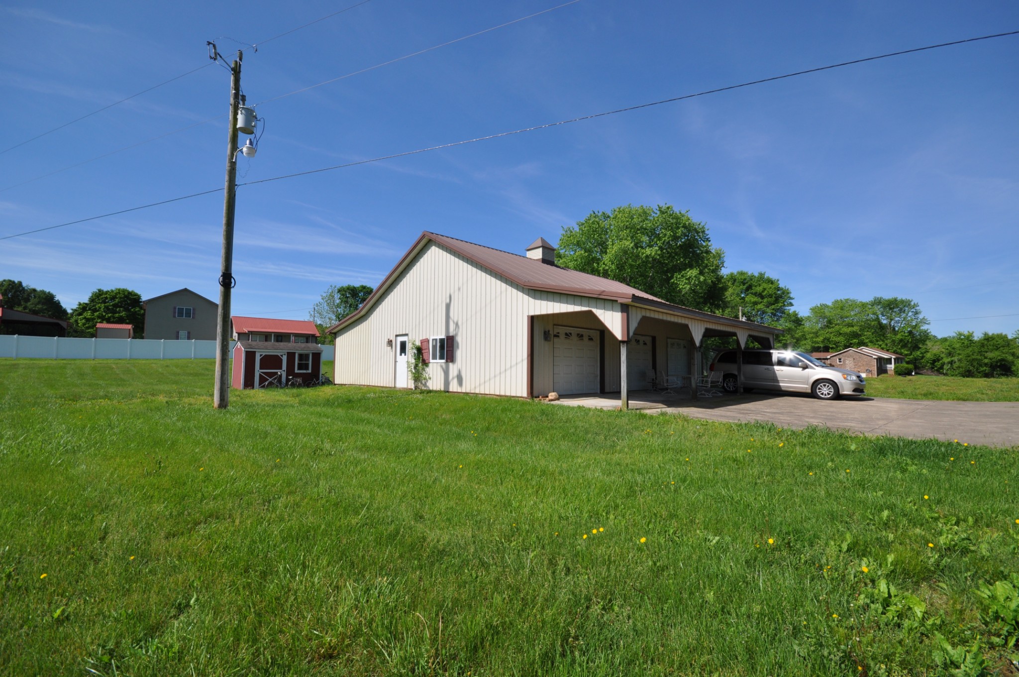 5620 Sango Road Cedar Hill, TN 37032 - Photo 13 of 37 a view of a house with backyard