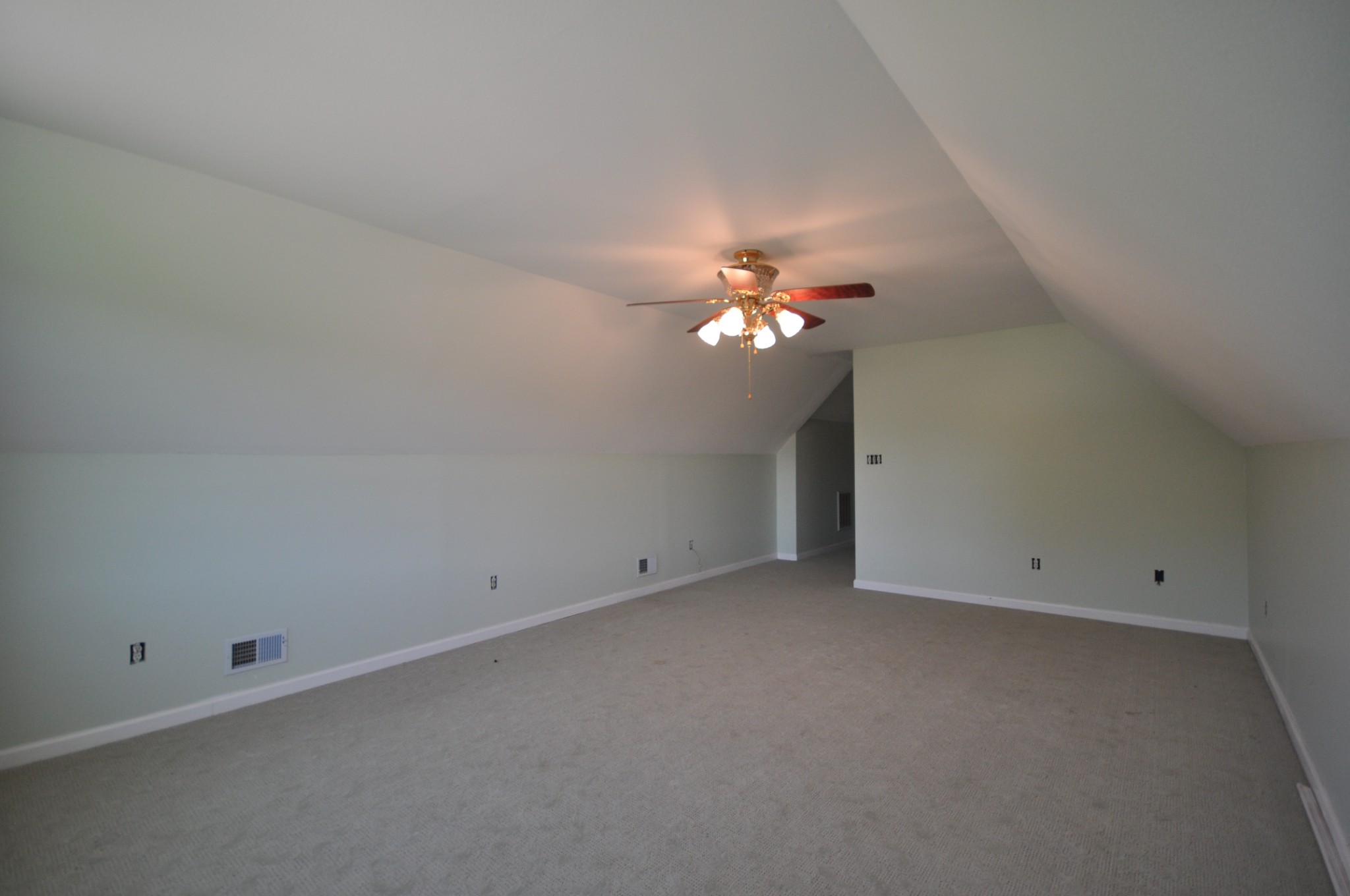 5620 Sango Road Cedar Hill, TN 37032 - Photo 29 of 37 an empty room with a chandelier fan