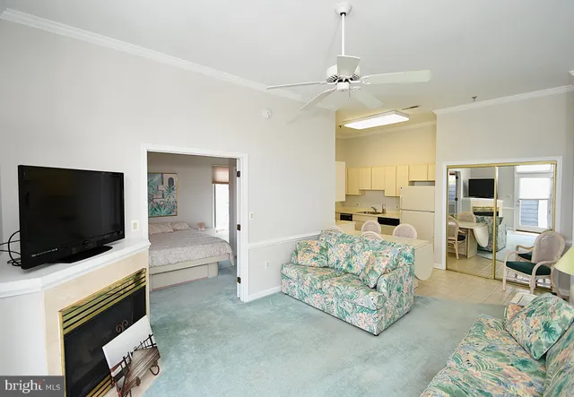 a view of a living room