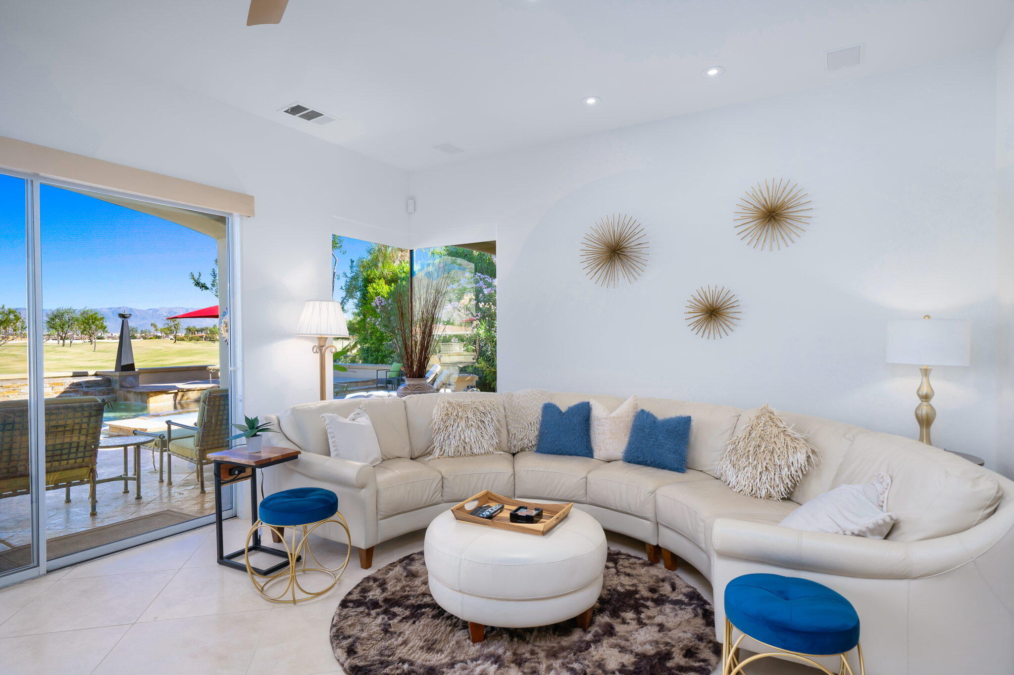 80128 Riviera La Quinta, CA 92253 - Photo 12 of 33 a living room with furniture and a rug
