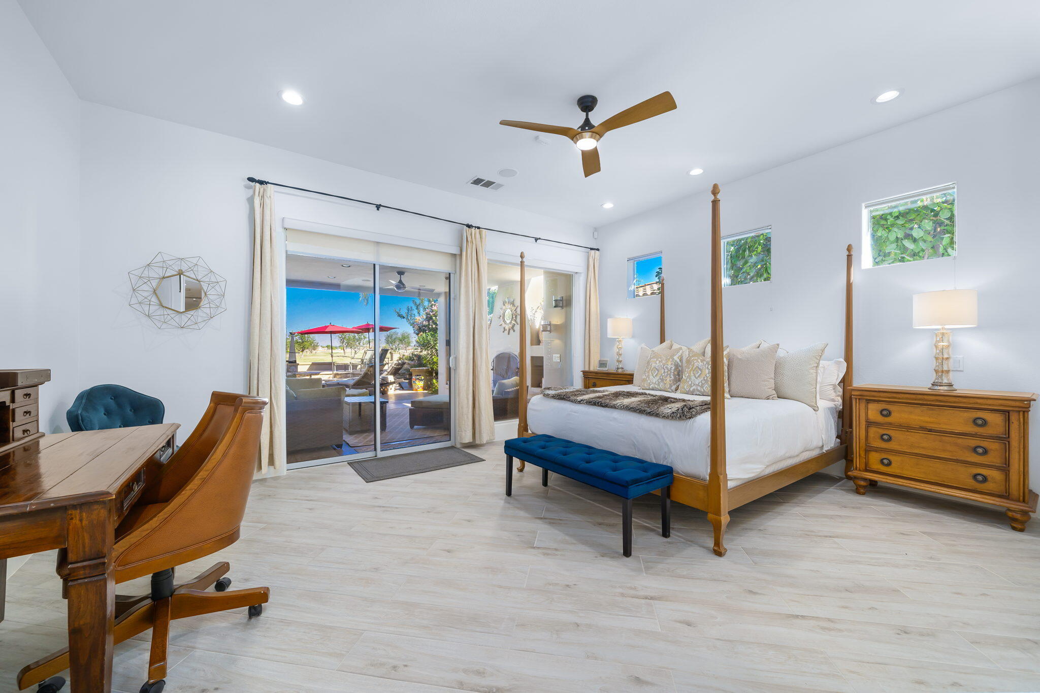 80128 Riviera La Quinta, CA 92253 - Photo 18 of 33 a bedroom with a bed and furniture