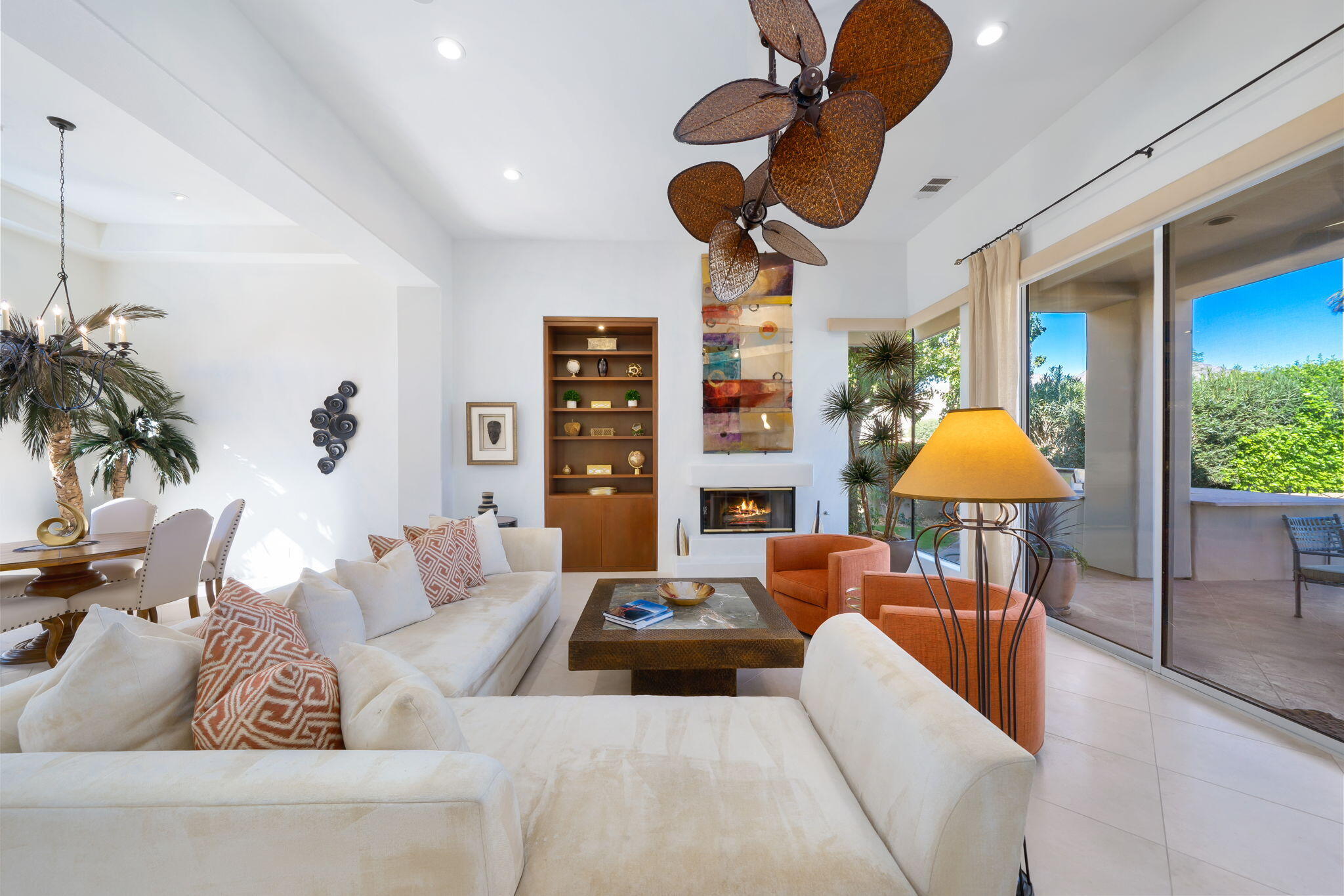 80128 Riviera La Quinta, CA 92253 - Photo 7 of 33 a living room with furniture and a large window