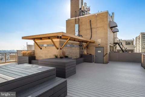 a view of roof deck