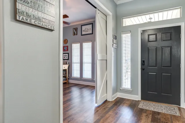 wooden floor in an empty room