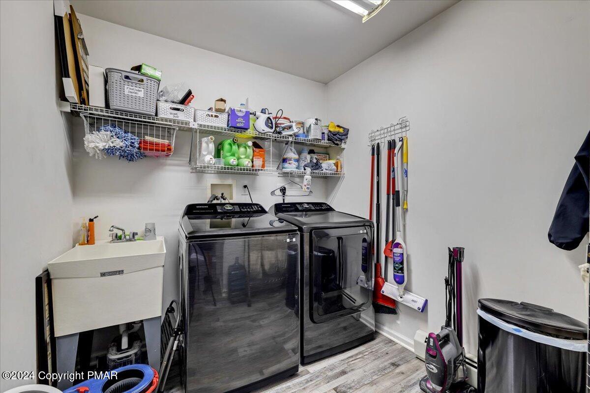 439 5 Points Richmond Road Bangor, PA 18013 - Photo 23 of 50 a room with a refrigerator and a wooden floor