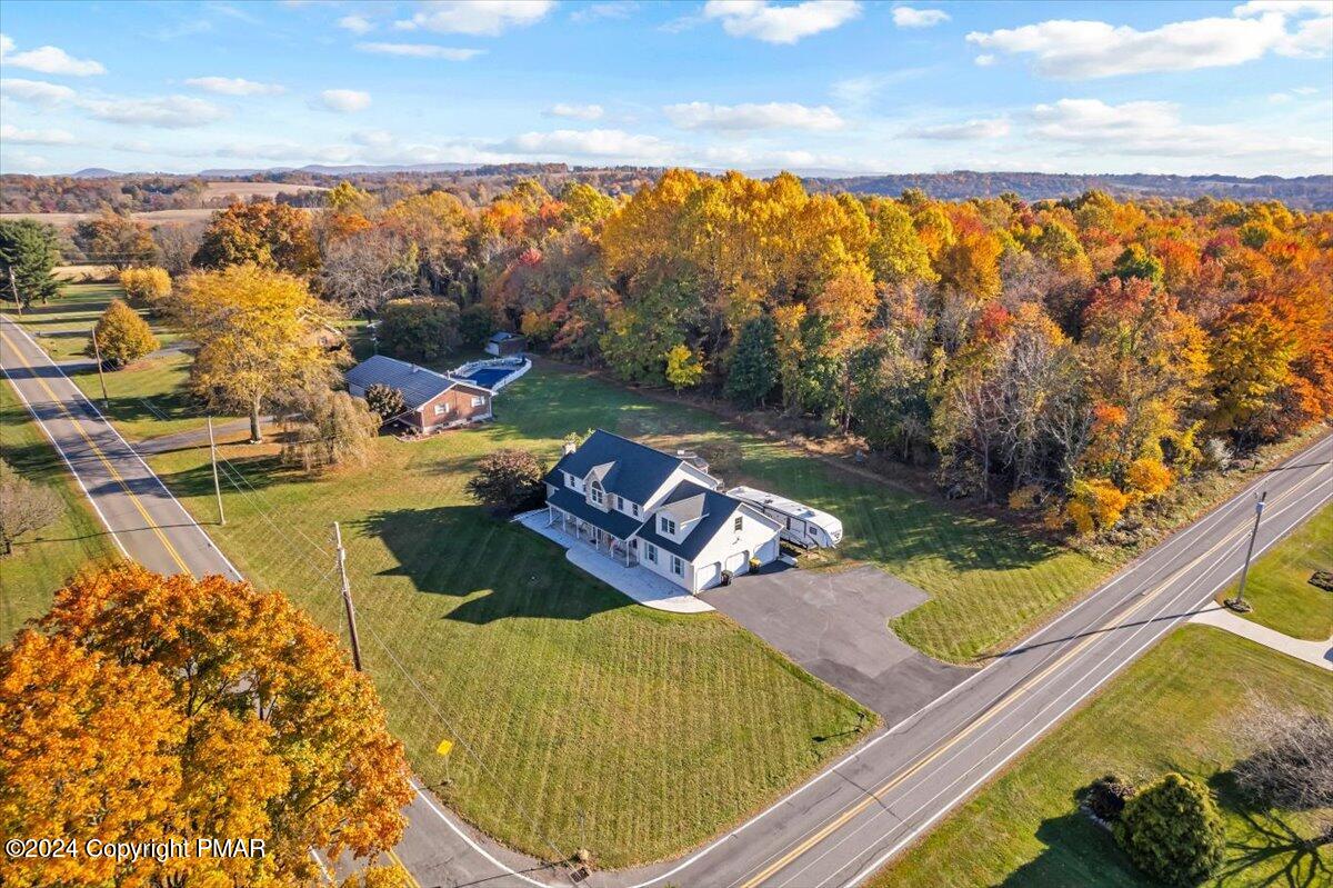 439 5 Points Richmond Road Bangor, PA 18013 - Photo 50 of 50 an aerial view of residential houses with outdoor space