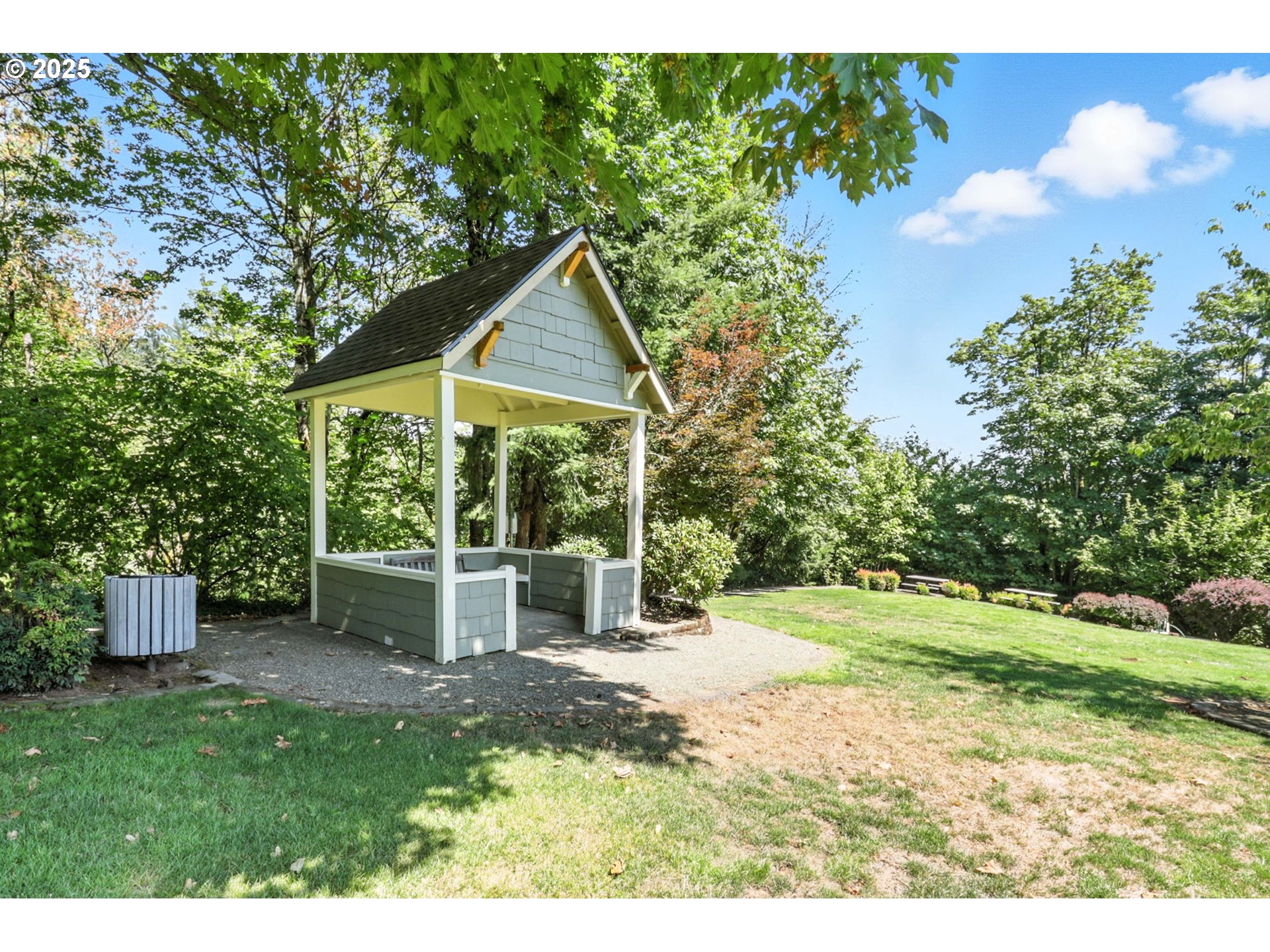 2052 Northwest Fargo Loop Camas, WA 98607 - Photo 35 of 44 a backyard of a house with table and chairs