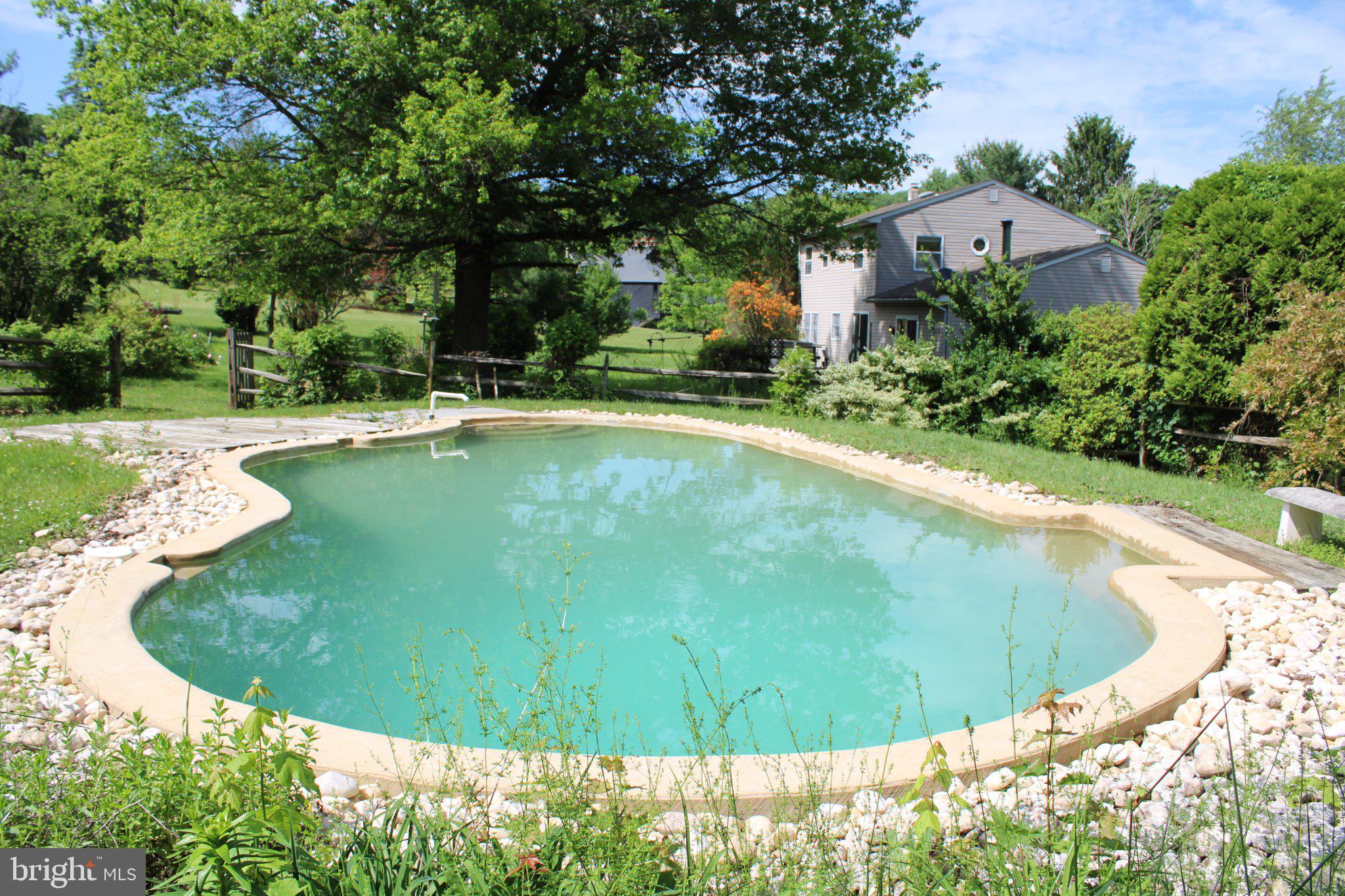 223 Trythall Road Elverson, PA 19520 - Photo 77 of 78 a view of a swimming pool in a backyard