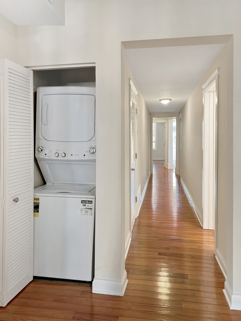 710 West Grace Street, Unit 2 Chicago, IL 60613 - Photo 11 of 12 a view of a hallway with wooden floor