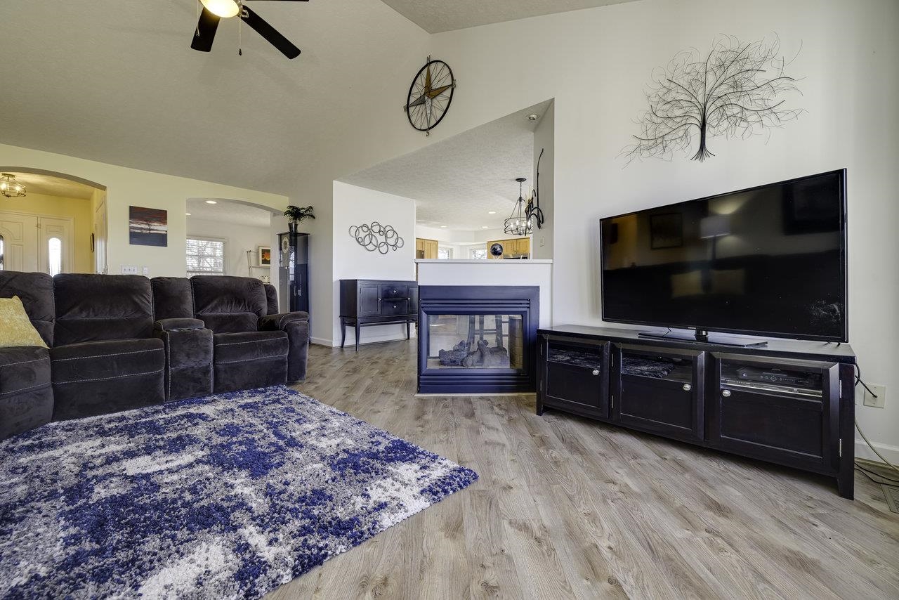 1709 Mt Solon Road Mount Solon, VA 22843 - Photo 23 of 75 a living room with furniture and a flat screen tv
