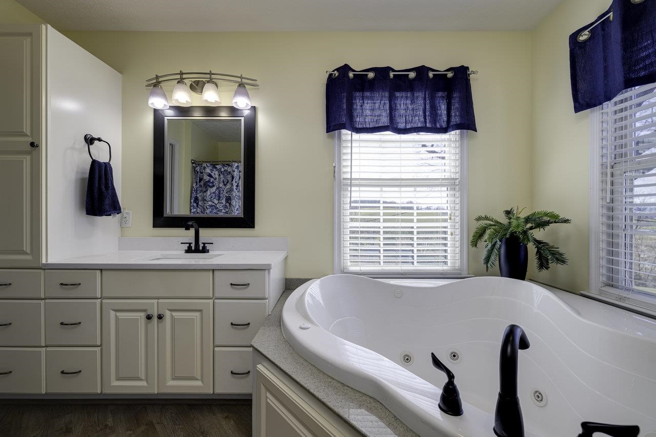 1709 Mt Solon Road Mount Solon, VA 22843 - Photo 29 of 75 a bathroom with a bathtub and a sink