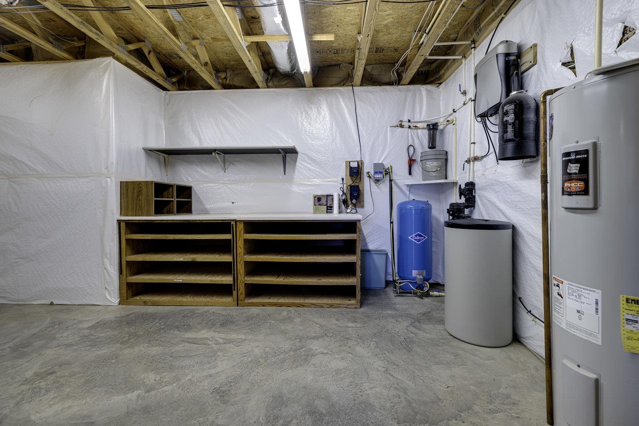 1709 Mt Solon Road Mount Solon, VA 22843 - Photo 39 of 75 a view of storage and utility room with stairs