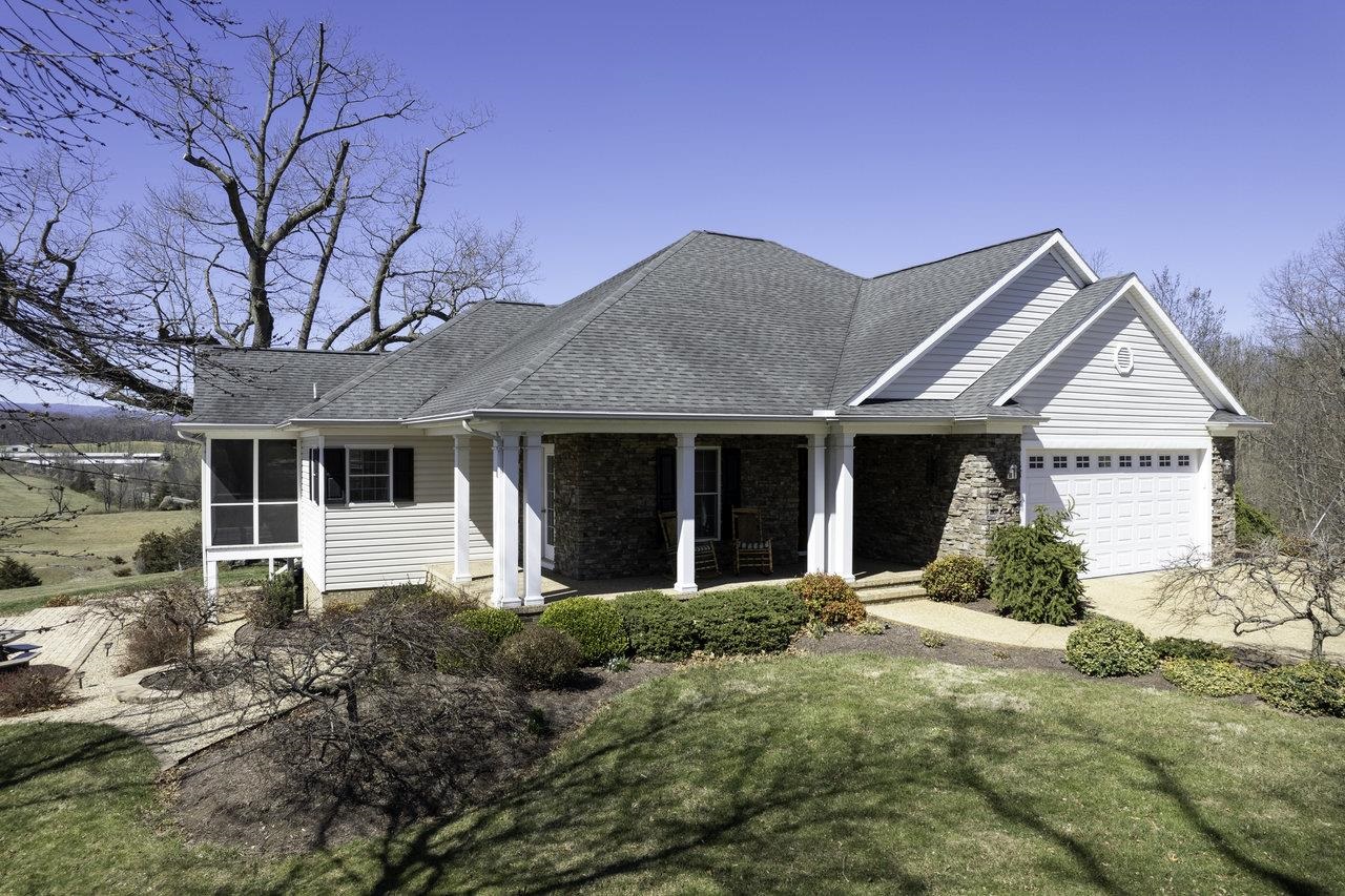1709 Mt Solon Road Mount Solon, VA 22843 - Photo 8 of 75 a front view of a house with garden