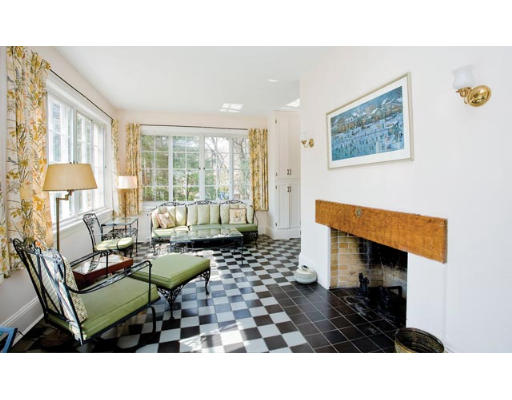 37 Woodman Road Newton, MA 02467 - Photo 5 of 5 a living room with furniture and a fireplace