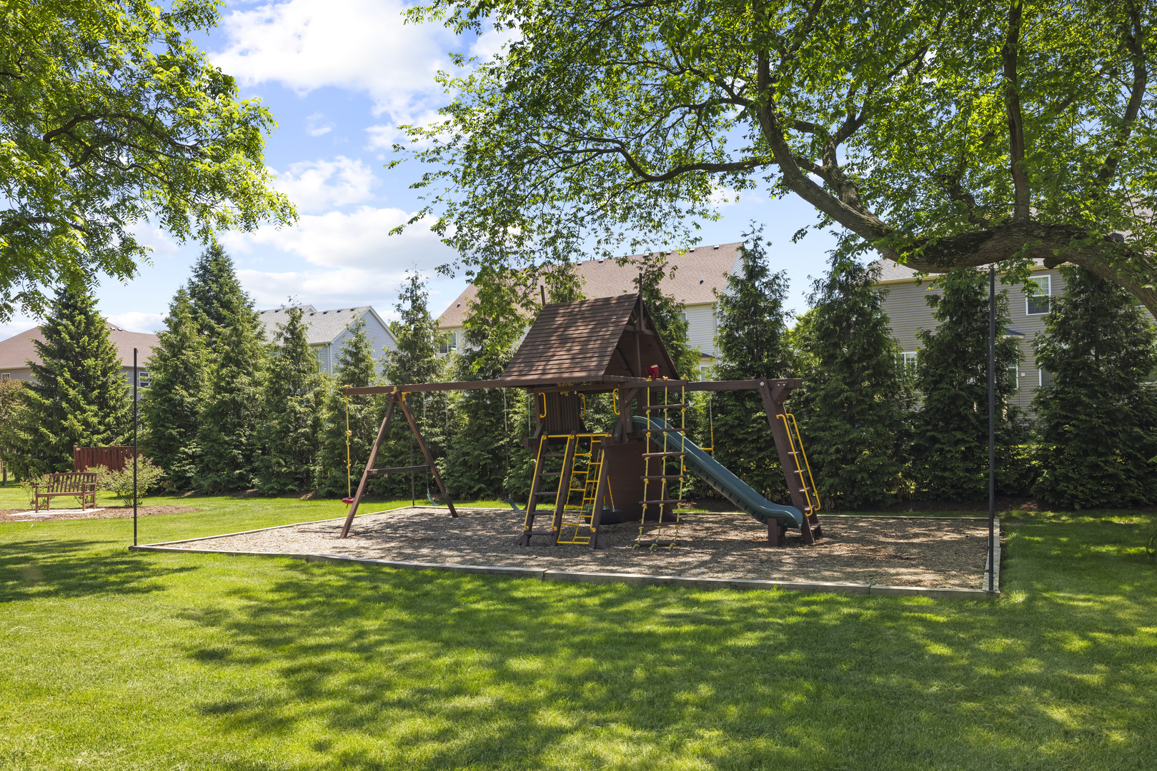 3614 Wolf Road Oswego, IL 60543 - Photo 53 of 56 a view of a park with swings