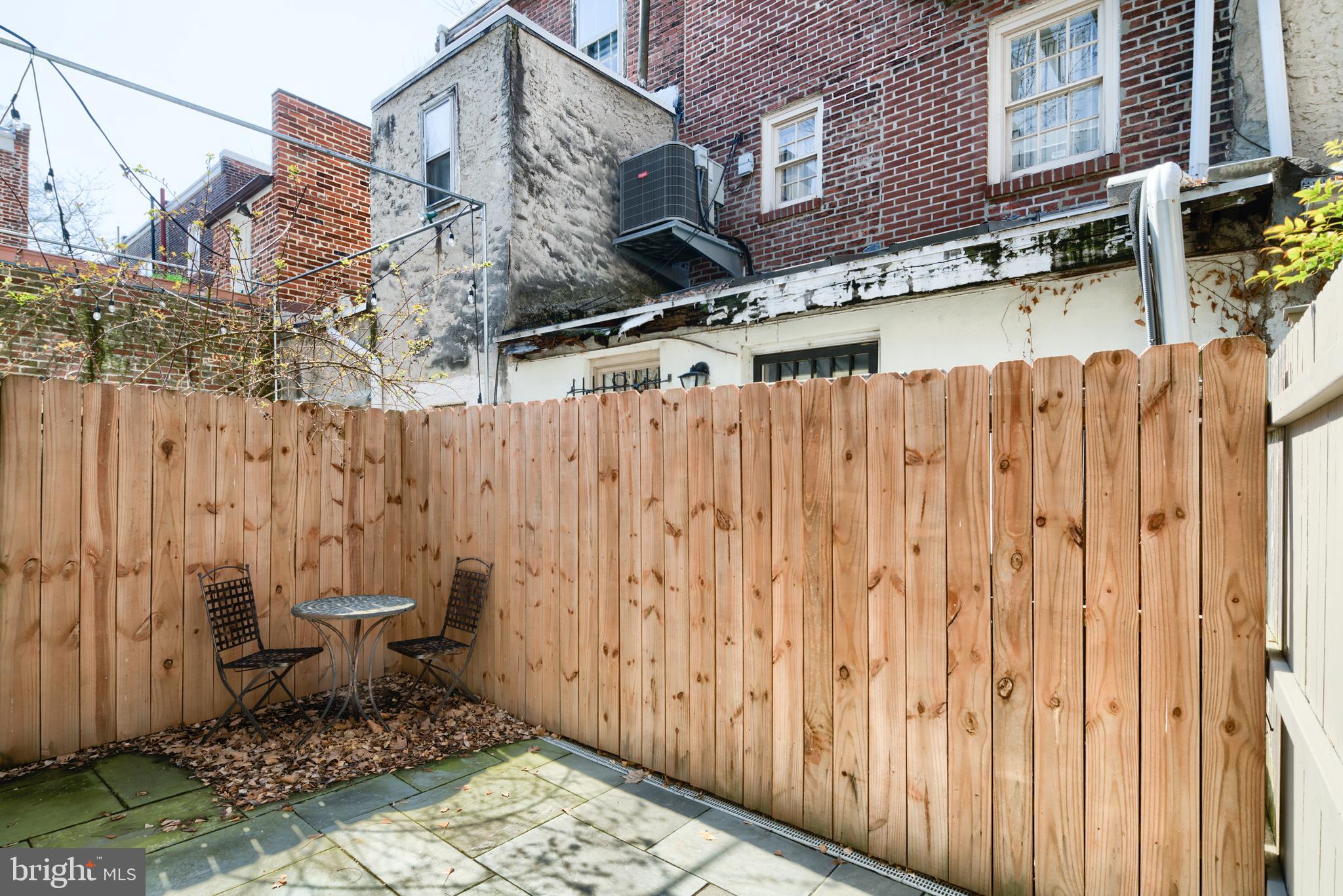 218 South Jessup Street Philadelphia, PA 19107 - Photo 9 of 17 Fenced yard