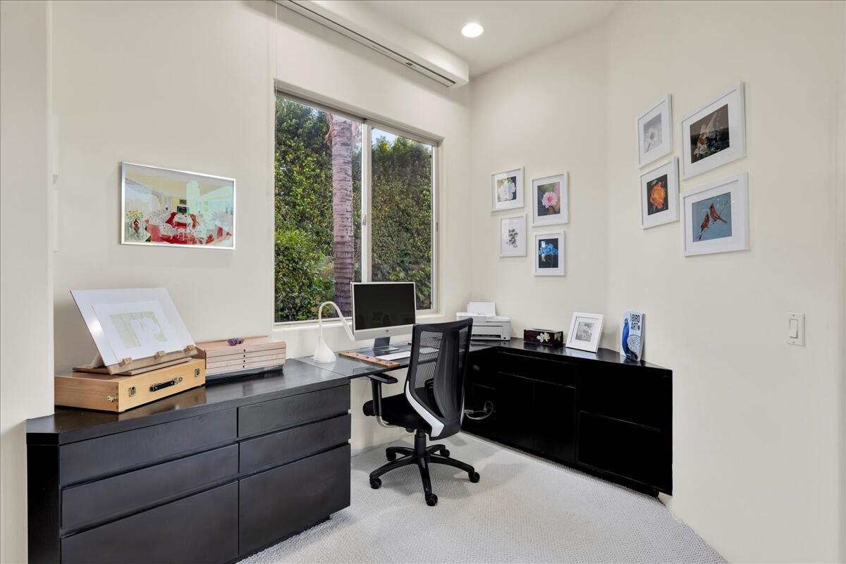 2 Silver Circle Rancho Mirage, CA 92270 - Photo 34 of 52 a view of a workspace with furniture and a window