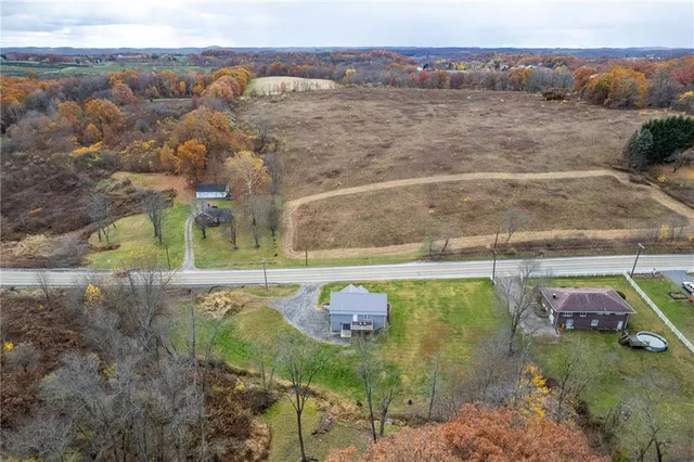 a view of swimming pool from a balcony