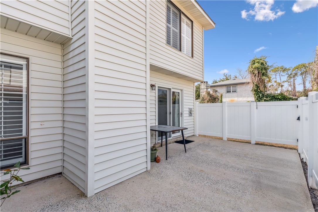 801 Mallery Street, Unit E St. Simons Island, GA 31522 - Photo 17 of 27 Rear patio off Living Room