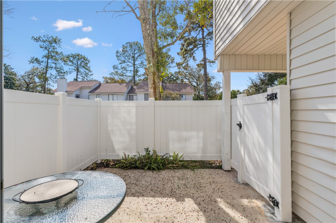 801 Mallery Street, Unit E St. Simons Island, GA 31522 - Photo 10 of 27 Front Patio off Kitchen