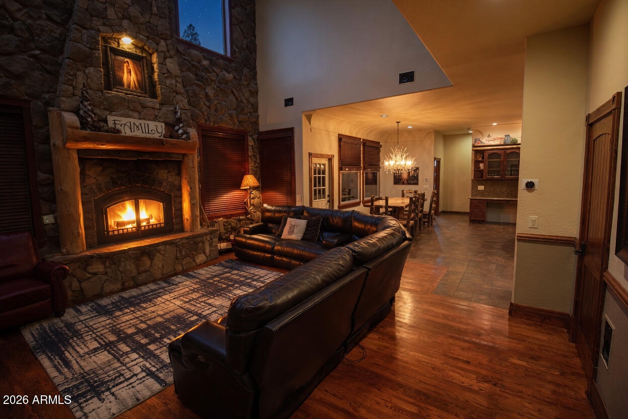 2875 South Timber Pine Lane Pinetop, AZ 85935 - Photo 45 of 175 Fireplace TV Room 4