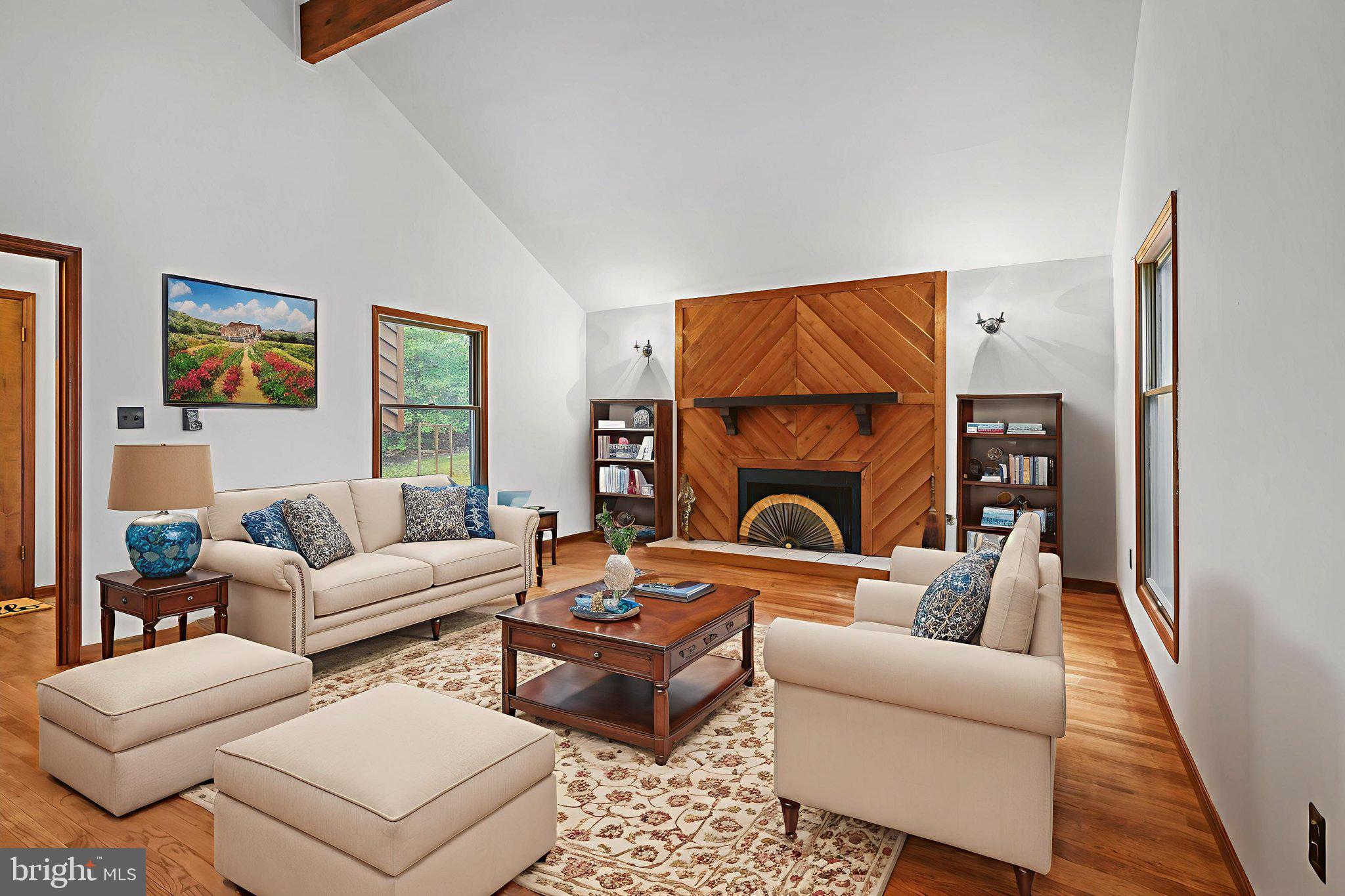 520 Chesapeake Beach Road Owings, MD 20736 - Photo 3 of 69 Spacious Living Room with Fireplace