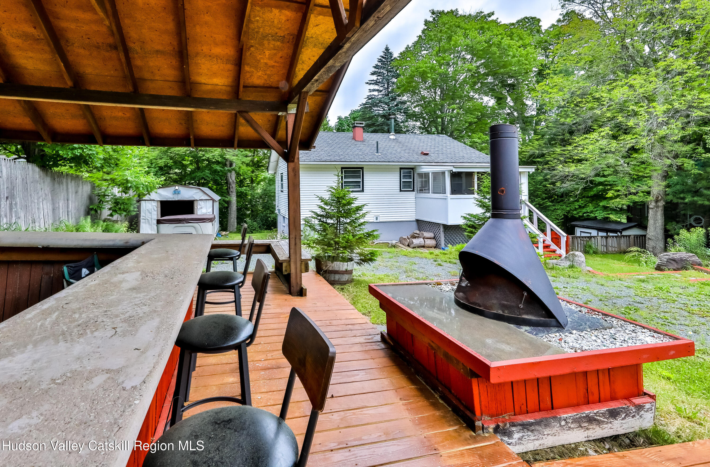 89 Maple Avenue Hunter, NY 12442 - Photo 37 of 41 a house view with a sitting space