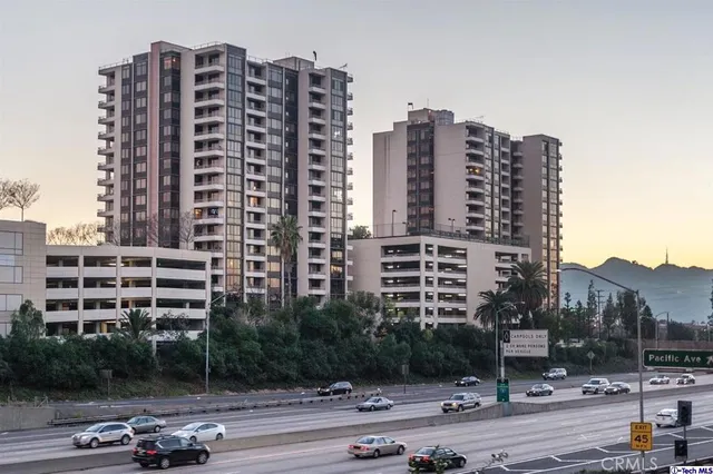 a view of building with yard