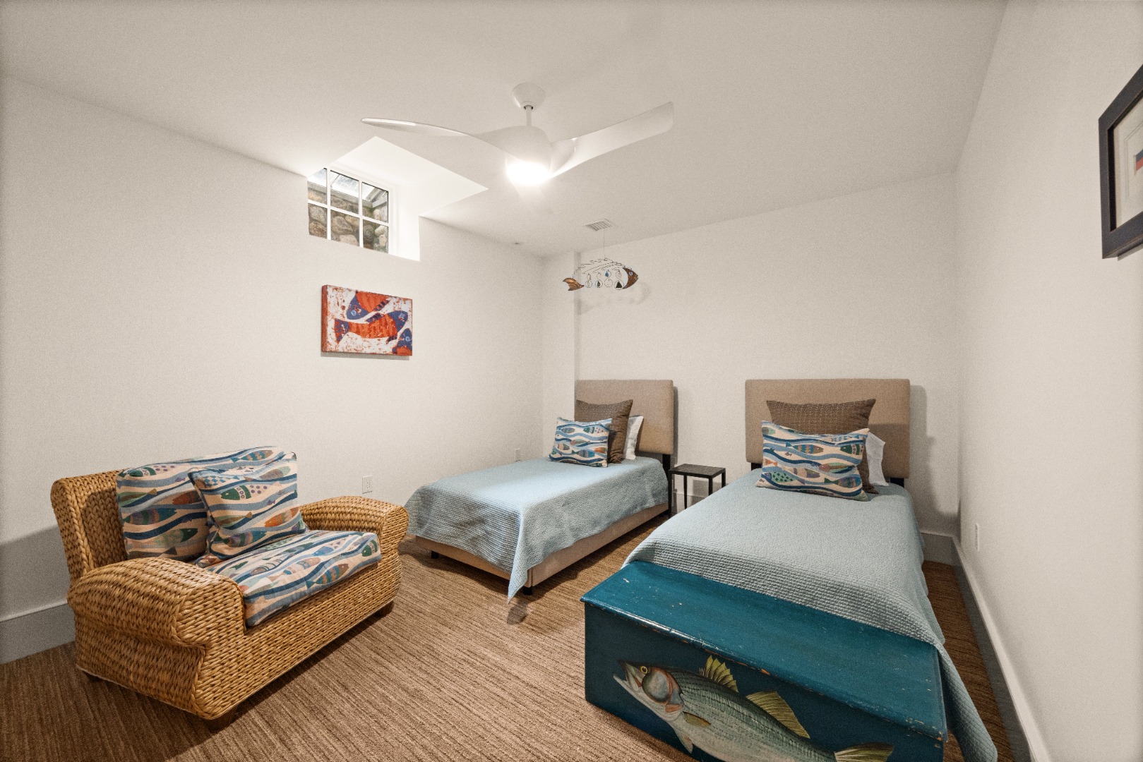 10 Tilton Way Edgartown, MA 02539 - Photo 26 of 37 a bedroom with two beds and painted walls