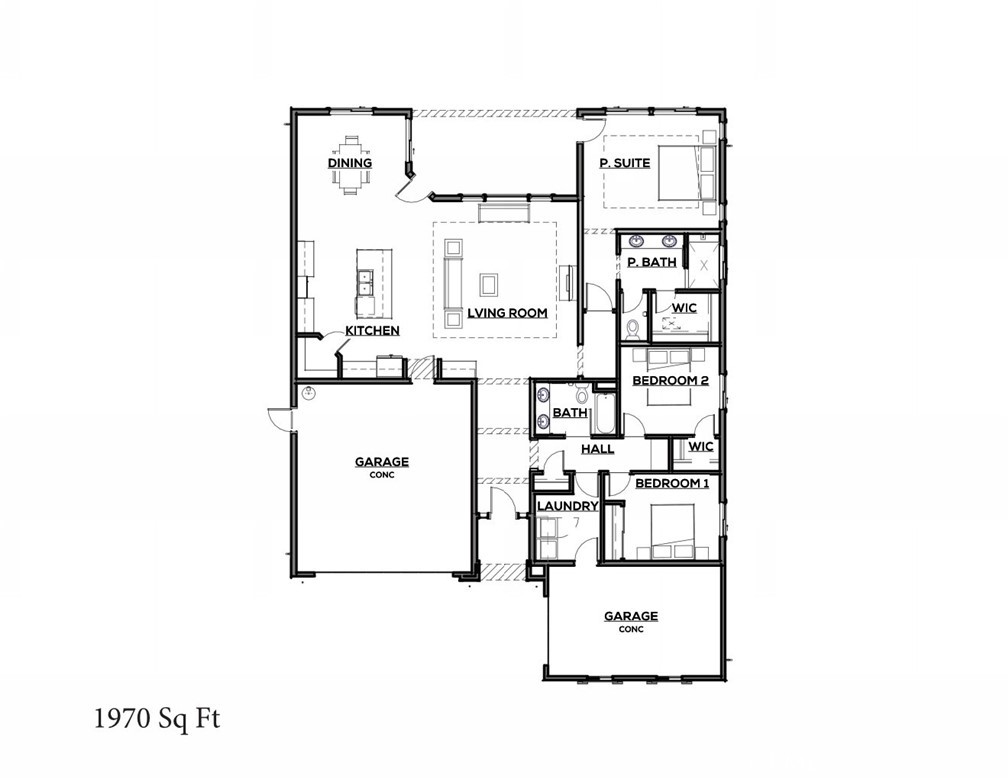 2722 Waterloo Circle Chico, CA 95973 - Photo 1 of 1 a picture of a floor plan