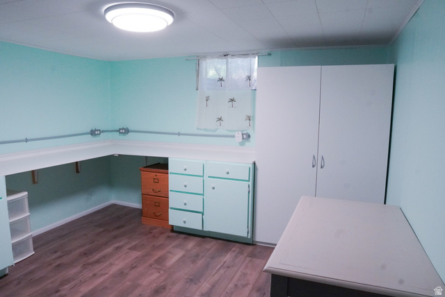 324 Stringtown Road Georgetown, ID 83239 - Photo 47 of 49 Unfurnished office with dark wood-style floors