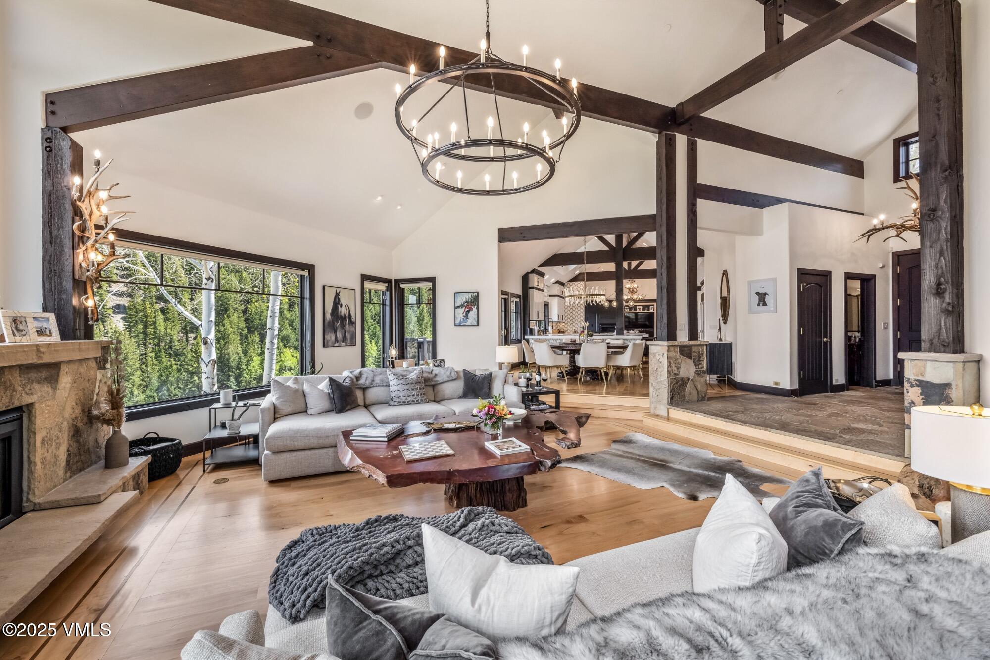 1122 Red Draw Edwards, CO 81632 - Photo 8 of 54 a living room with furniture fireplace and a large window