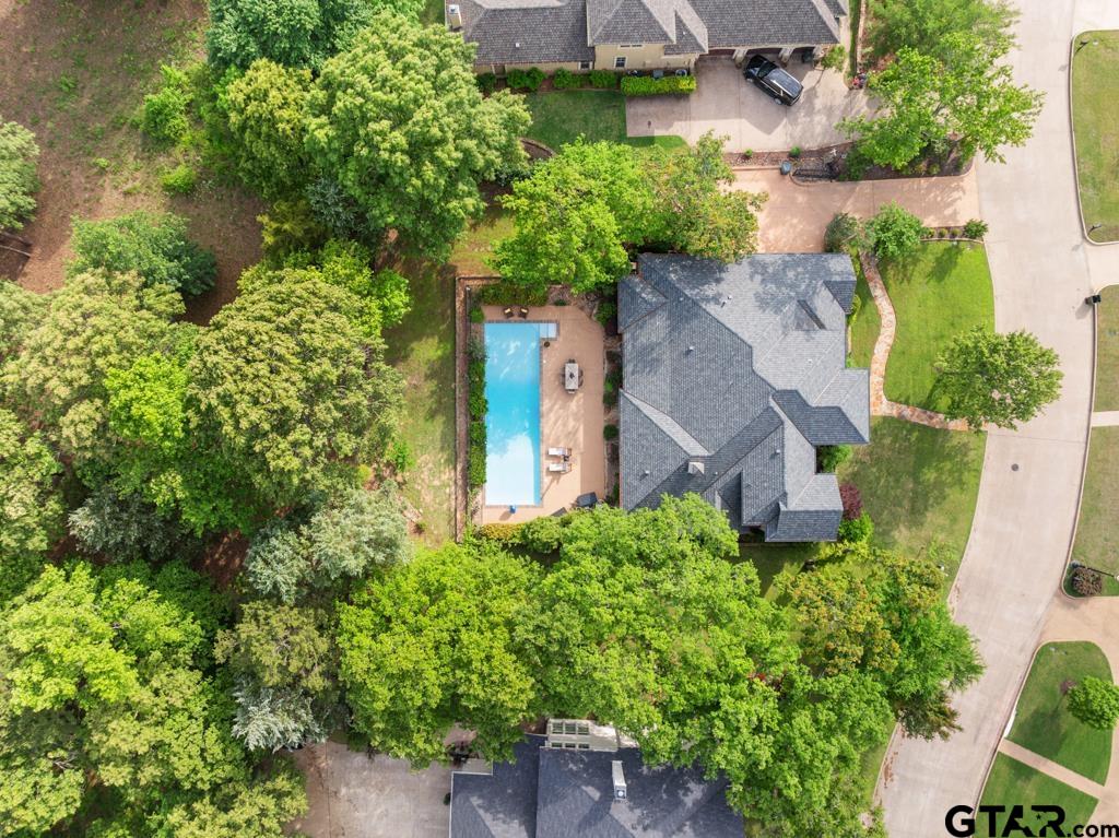 2907 Stewart Way Tyler, TX 75709 - Photo 40 of 45 an aerial view of a house with a yard